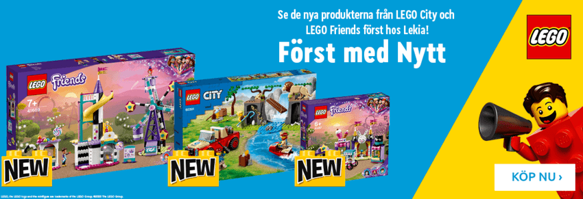 Köp LEGO Nyheter hos Lekia.se