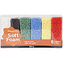 Soft Foam, standardfärger, 6x10 g
