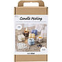 Diy Kit Ljusstöpning , Beige, Cream, Ljusblå, Soja