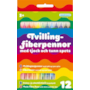 Fiberpennor Tvilling 12 st