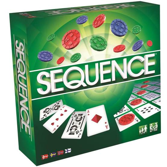 sequence 5 players how many cards