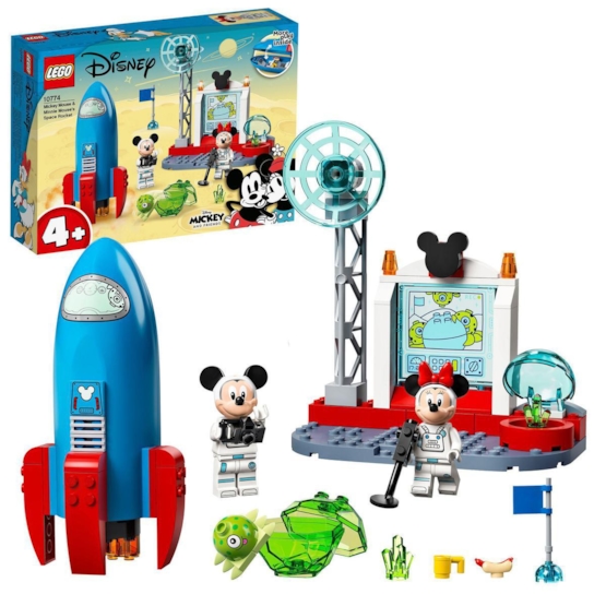 Läs mer om LEGO Mickey and Friends 10774, Musse Pigg och Mimmi Piggs rymdraket
