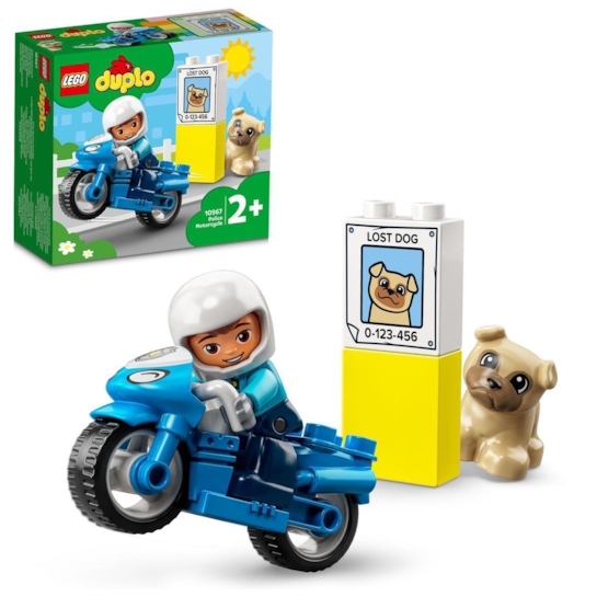 Läs mer om LEGO DUPLO Town 10967, Polismotorcykel