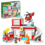 LEGO DUPLO Town 10970, Brandstation & helikopter