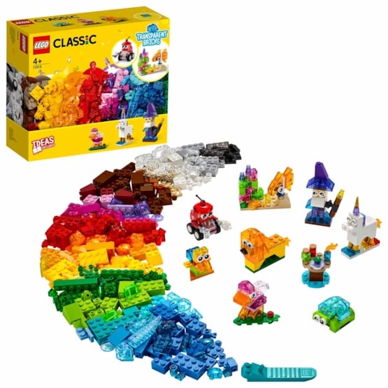Läs mer om LEGO Classic 11013, Kreativa transparenta klossar