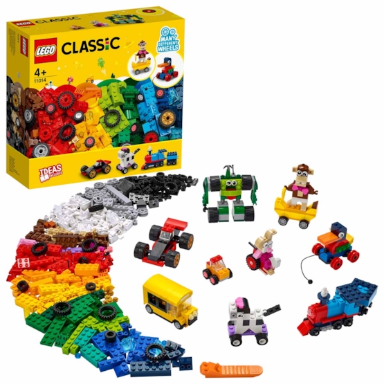 Läs mer om LEGO Classic 11014, Klossar och hjul