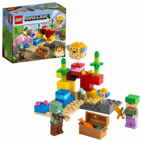 Läs mer om LEGO Minecraft 21164, Korallrevet