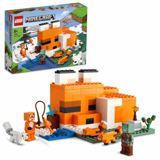 Läs mer om LEGO Minecraft 21178, Rävstugan