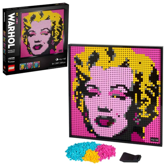 Läs mer om LEGO Art 31197, Andy Warhol Marilyn Monroe
