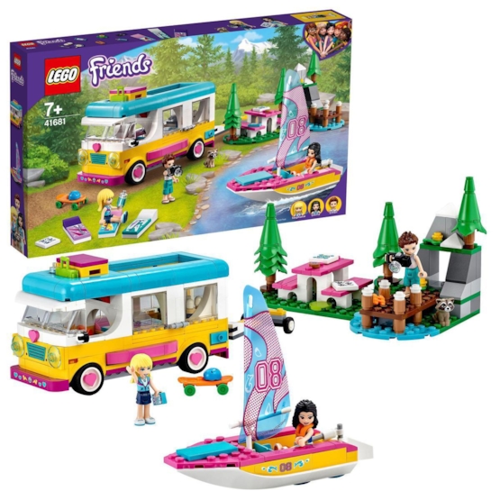 Läs mer om LEGO Friends 41681, Husbil och segelbåt i skogen