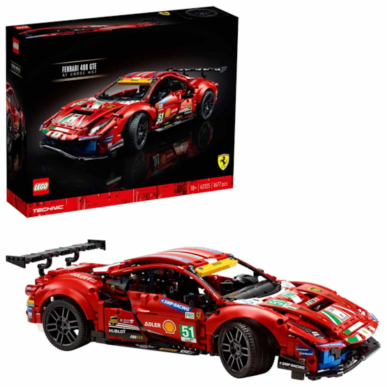 Läs mer om LEGO Technic 42125, Ferrari 488 GTE “AF Corse #51”
