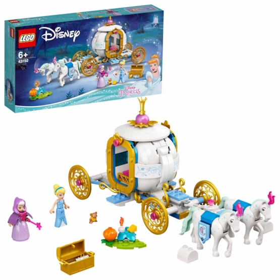 Läs mer om LEGO Disney Princess 43192, Askungens kungliga vagn