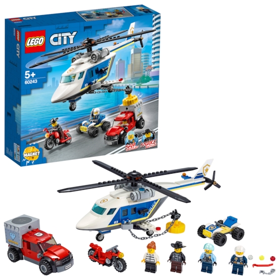 Läs mer om LEGO City Police 60243, Polishelikopterjakt