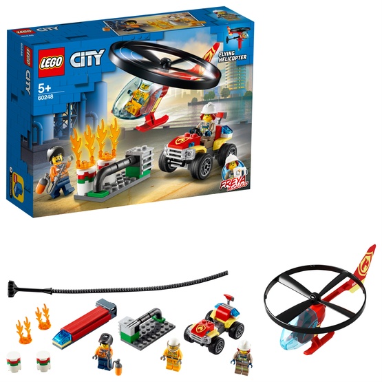 Läs mer om LEGO City Fire 60248, Räddning med brandhelikopter