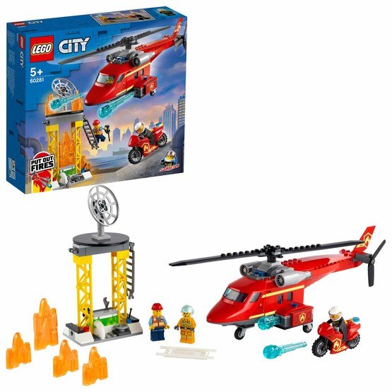 Läs mer om LEGO City Fire 60281, Brandräddningshelikopter