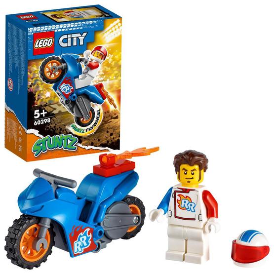 Läs mer om LEGO City Stuntz 60298, Stuntcykel med raket