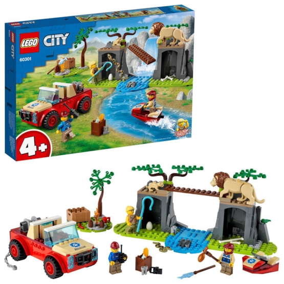 Läs mer om LEGO City Wildlife 60301, Djurräddningsterrängbil