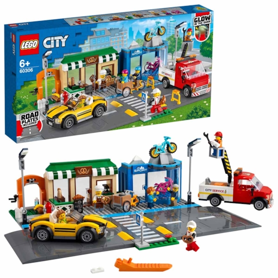 Läs mer om LEGO My City 60306, Shoppinggata