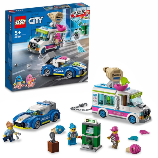 Läs mer om LEGO City Police 60314, Polisjakt efter glassbil