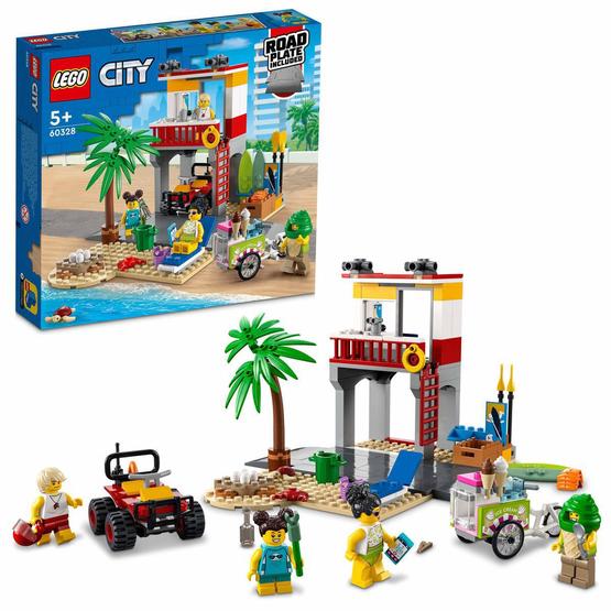 Läs mer om LEGO My City 60328, Livräddarstation på stranden