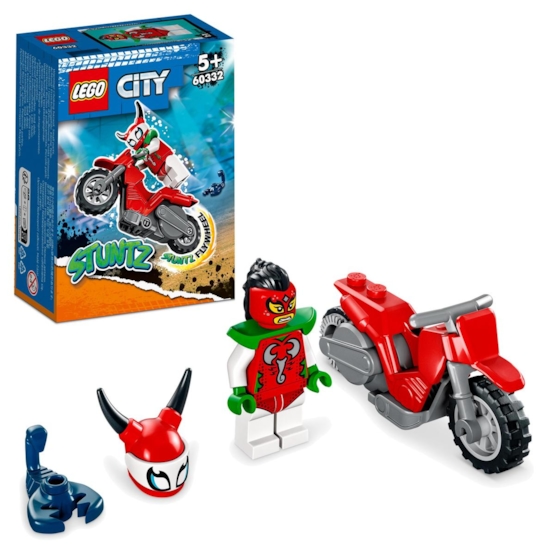 Läs mer om LEGO City Stuntz 60332 Våghalsig skorpionstuntcykel