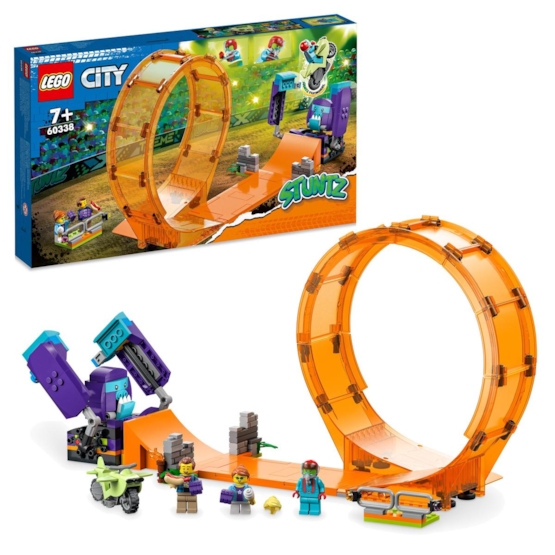 Läs mer om LEGO City Stuntz 60338 Stuntloop med krossande chimpans