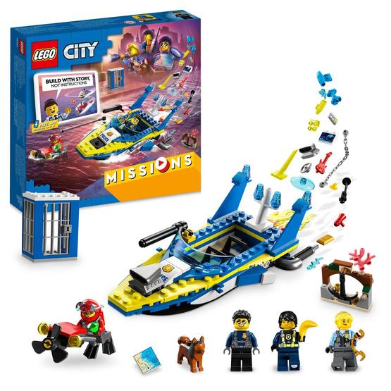 LEGO City Missions 60355 Uppdrag med sjöpolisen