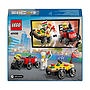 LEGO City Great Vehicles 60458, Pizzabil mot brandbil – racingpaket