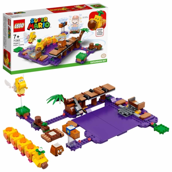 Läs mer om LEGO Super Mario 71383, Wigglers giftiga träsk – Expansionsset