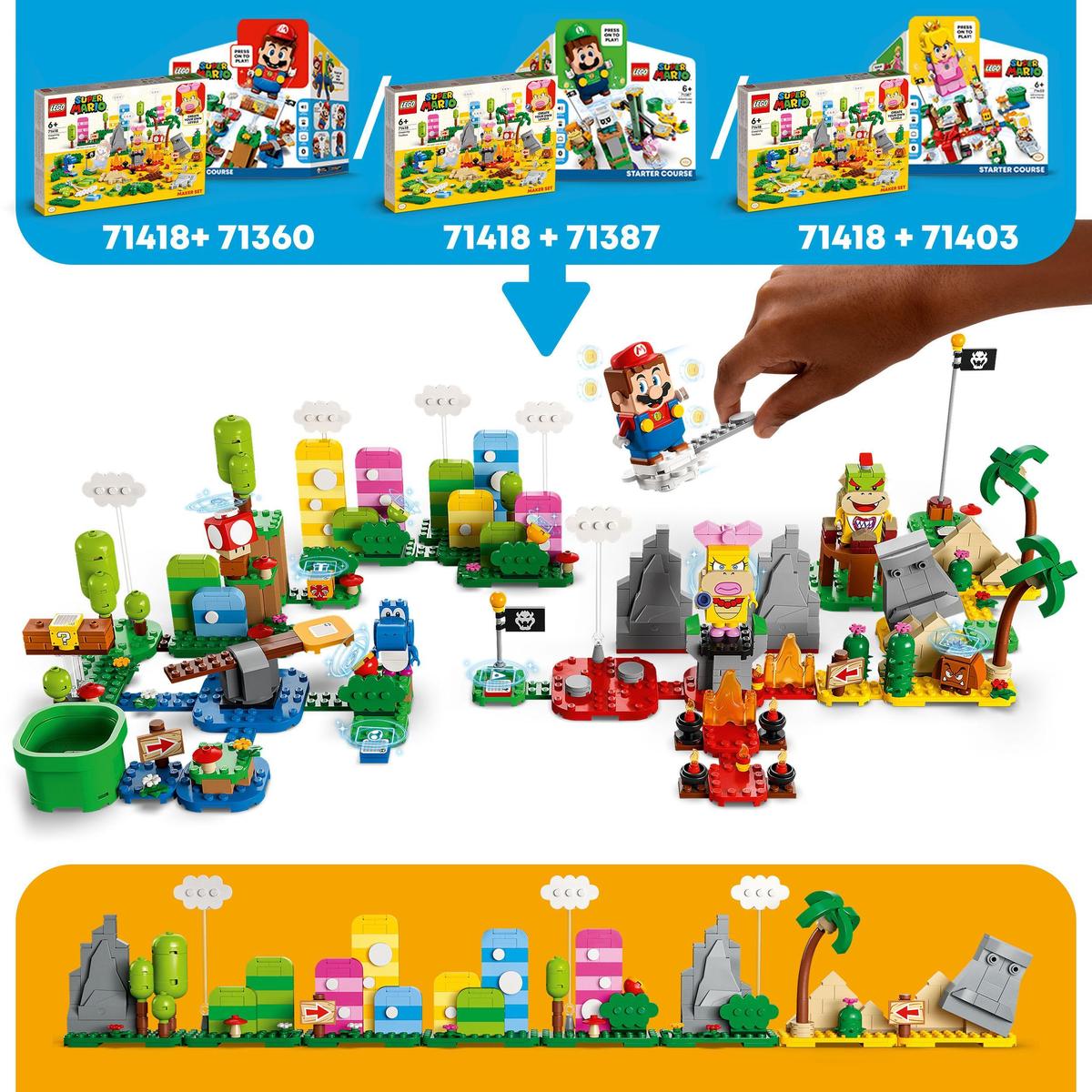 LEGO Super Mario 71418, Kreativ verktygslåda – Skaparset - Hem - Lekia.se