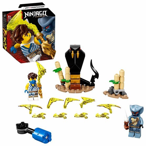 Läs mer om LEGO Ninjago 71732, Episkt stridsset – Jay mot Serpentine