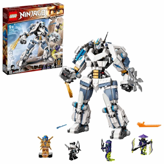 Läs mer om LEGO Ninjago 71738, Zanes titanrobotstrid