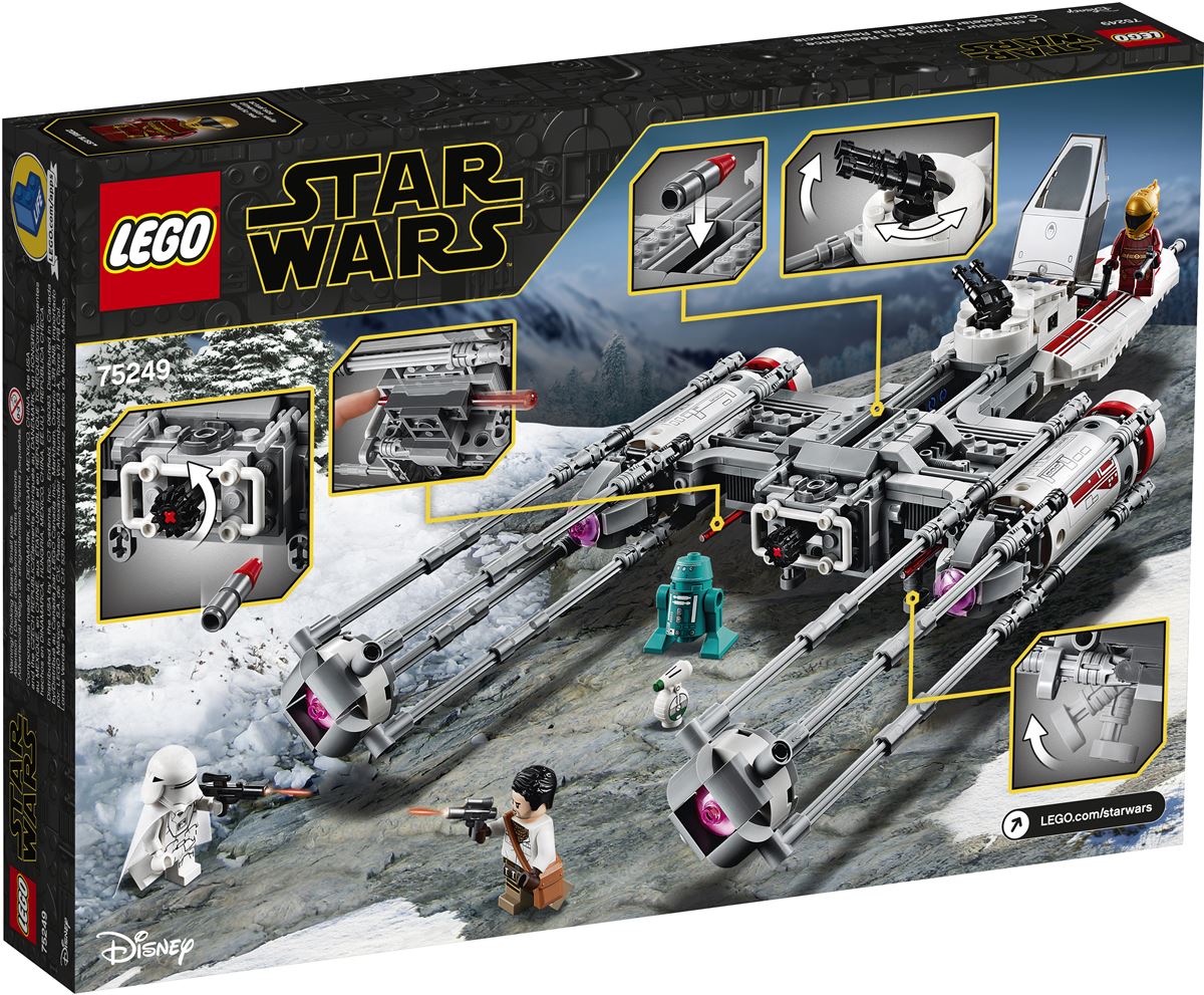 Lego Star Wars STICKER SHEET ONLY for set 75249 Resistance Y-Wing Starfighter 