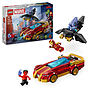LEGO Super Heroes Marvel 76310, Iron Mans bil & Black Panther mot Red Hulk