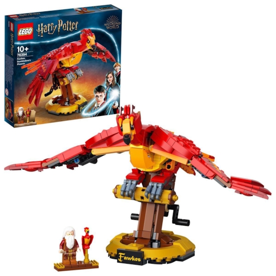 Läs mer om LEGO Harry Potter TM 76394, Fawkes, Dumbledores fenixfågel