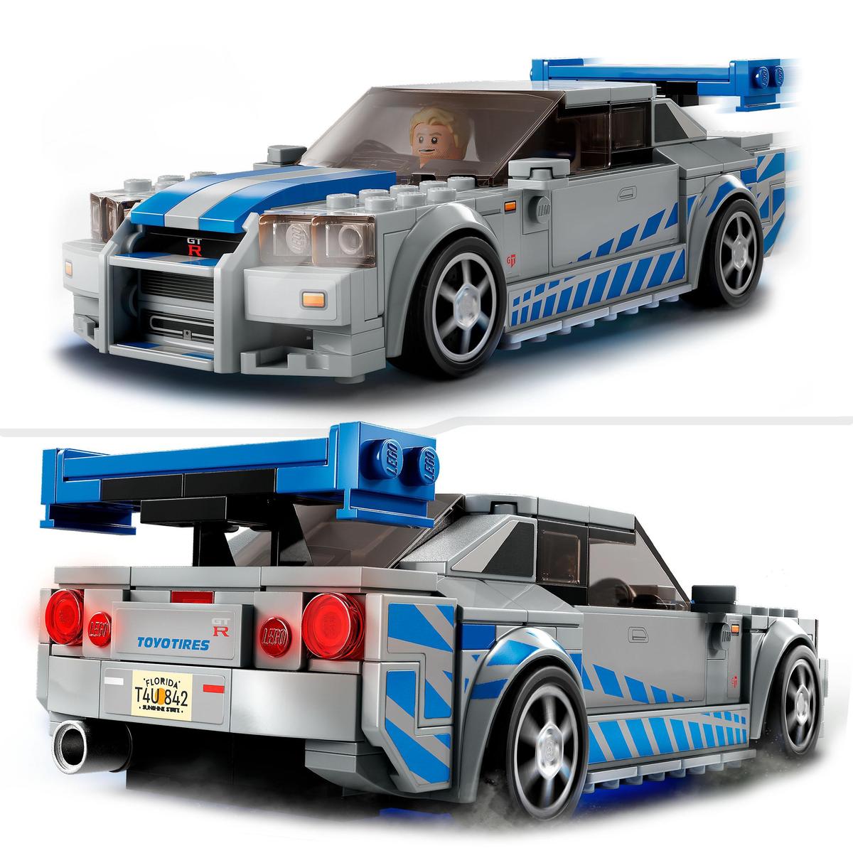 LEGO Speed Champions 76917, 2 Fast 2 Furious Nissan Skyline GT-R (R34) -  Hem - Lekia.se