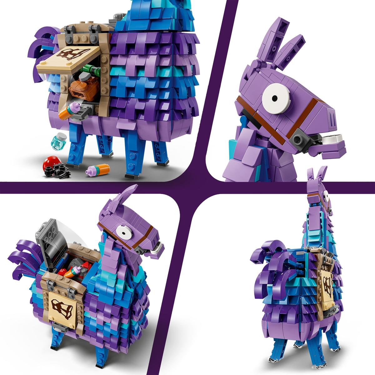 LEGO Fortnite Supply Llama Leksak med datorspelstema och minifigur för