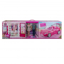 Barbie - Mega Pack - Barbie och Ken med cabriolet, garderob