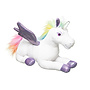 Unicorn med rörliga vingar lila