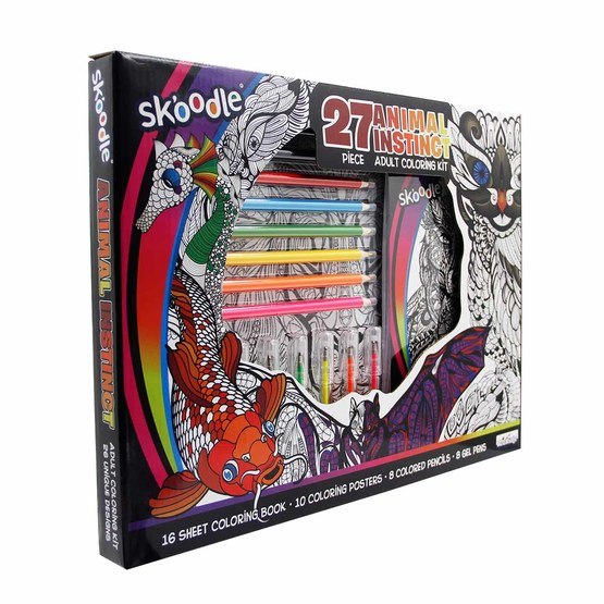Skoodle, Advanced coloring kit, Animal Instinct