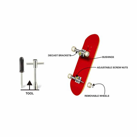Skills, Finger skateboard 3 pack - Hem - Lekia.se