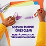 Elmer's 22 gram Disappearing Purple Glue stick 1-blister