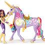 Unicorn Academy, Rainbow Light Up Wildstar 28 Cm