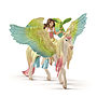 Schleich, Bayala Fairy Surah with glitter Pegasus