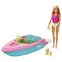 Barbie, Doll and Boat