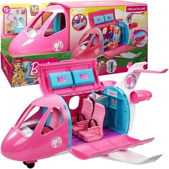 Barbie Dreamplane Playset Hem Lekia