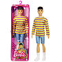 Barbie, Ken Fashionista Oversized Striped Shirt