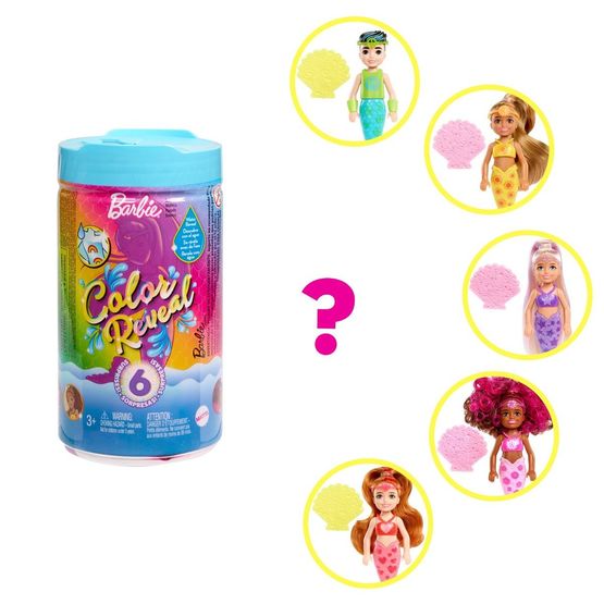 Barbie, Color Reveal Chelsea Rainbow Mermaid