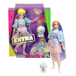 Barbie top with doll
