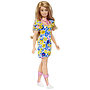 Barbie, Fashionista gul- och blåblommig